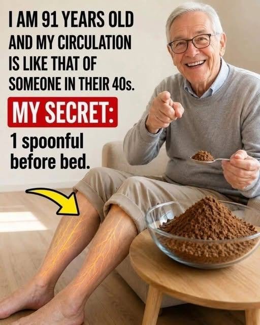 Seniors: Eat This Before Bed to Support Blood Circulation in Your Legs and Feet